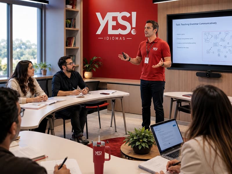 Profissional em ambiente corporativo